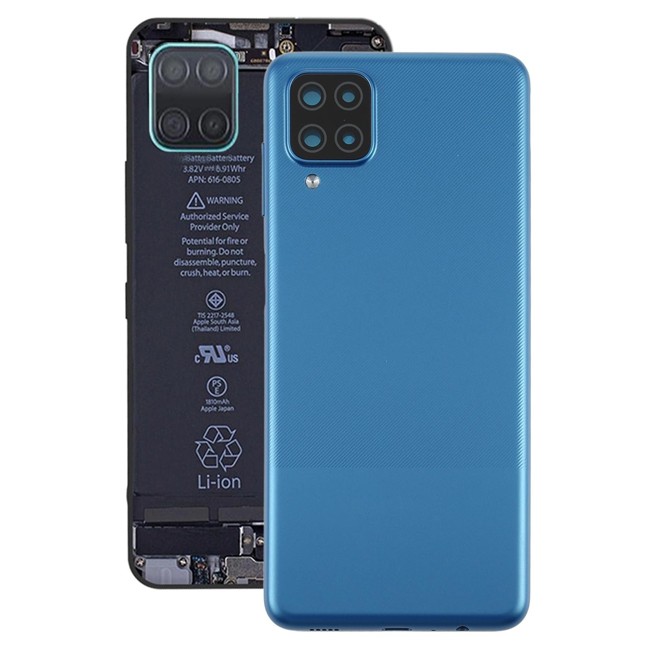 Cache arrière pour Samsung Galaxy A12 SM-A125 (Bleu)(Avec Logo) à 15,90 €