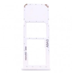SIM + Micro SD kaart houder voor Samsung Galaxy A21s SM-A217 (Wit) voor 5,90 €