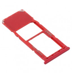 Tiroir carte SIM + Micro SD pour Samsung Galaxy A21s SM-A217 (Rouge) à 5,90 €