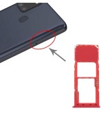 SIM + Micro SD Card Tray for Samsung Galaxy A21s SM-A217 (Red)