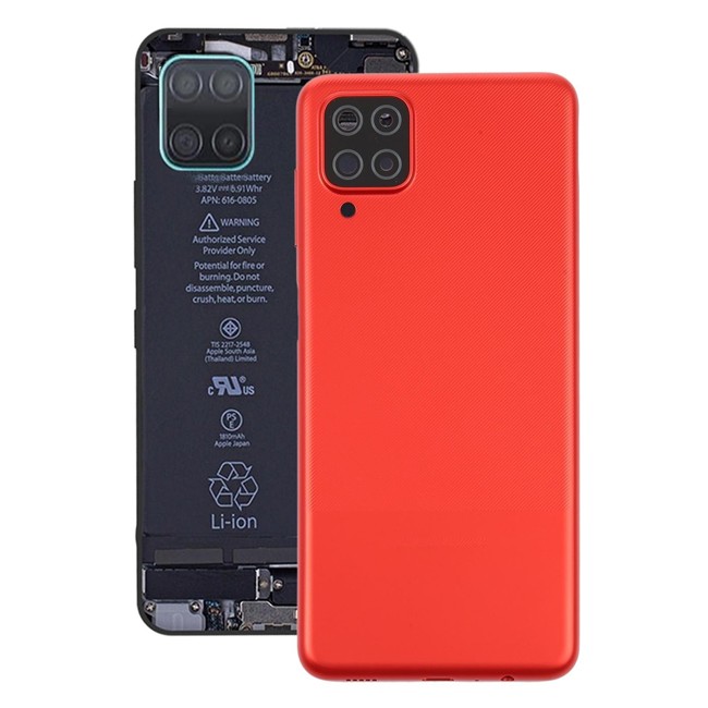 Cache arrière pour Samsung Galaxy A12 SM-A125 (Rouge)(Avec Logo) à 16,10 €