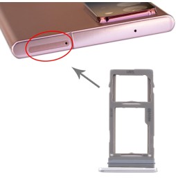 SIM + Micro SD Kartenhalter für Samsung Galaxy Note 20 Ultra SM-N985 / SM-N986 (Silber) für 6,90 €