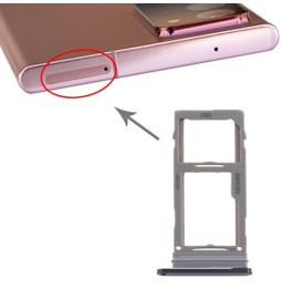 SIM + Micro SD Kartenhalter für Samsung Galaxy Note 20 Ultra SM-N985 / SM-N986 (Schwarz) für 6,90 €