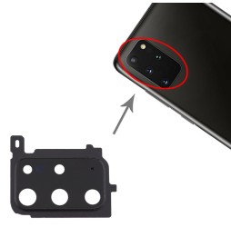 10x Kameralinse Abdeckung für Samsung Galaxy S20+ SM-G985 / SM-G986 (Schwarz) für 14,90 €