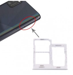 Tiroir carte SIM + Micro SD pour Samsung Galaxy A41 SM-A415 (Blanc) à 5,90 €