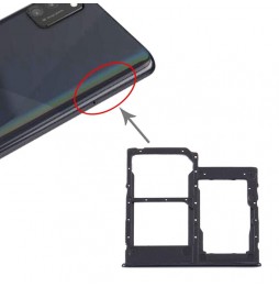 SIM + Micro SD kaart houder voor Samsung Galaxy A41 SM-A415 (Zwart) voor 5,90 €