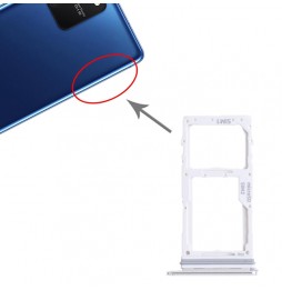 Tiroir carte SIM + Micro SD pour Samsung Galaxy S10 Lite SM-G770 (Argent) à 6,05 €
