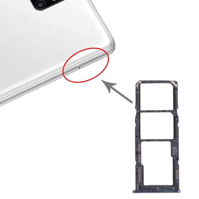 SIM + Micro SD Kartenhalter für Samsung Galaxy M51 SM-M515 (Schwarz) für 5,90 €