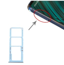 Tiroir carte SIM + Micro SD pour Samsung Galaxy A51 SM-A515 (Bleu) à 5,90 €