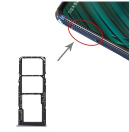 Tiroir carte SIM + Micro SD pour Samsung Galaxy A51 SM-A515 (Noir) à 5,90 €
