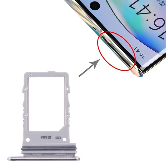 SIM Card Tray for Samsung Galaxy Note 10+ 5G SM-N976 (Grey) at 11,65 €