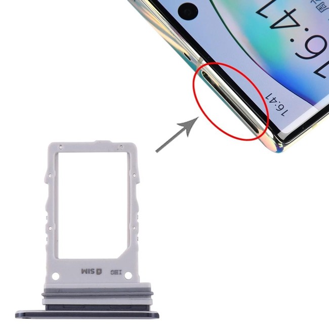 SIM Kartenhalter Samsung Galaxy Note 10+ 5G SM-N976 (Schwarz) für 11,65 €