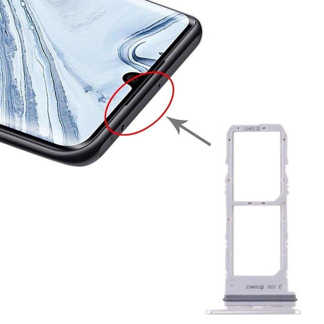 Tiroir carte SIM pour Samsung Galaxy Note 10 SM-N970 (Blanc) à 6,90 €