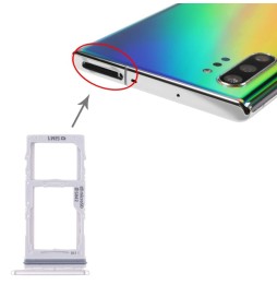 Tiroir carte SIM + Micro SD pour Samsung Galaxy Note 10+ SM-N975 (Blanc) à 5,90 €