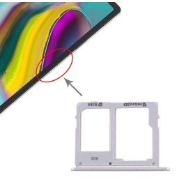SIM + Micro SD Kartenhalter für Samsung Galaxy Tab S5e SM-T720 / SM-T725 (Silber) für €9.90