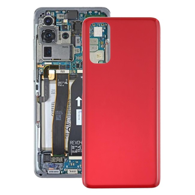 Cache arrière pour Samsung Galaxy S20 SM-G980 / SM-G981 (Rouge)(Avec Logo) à 12,60 €