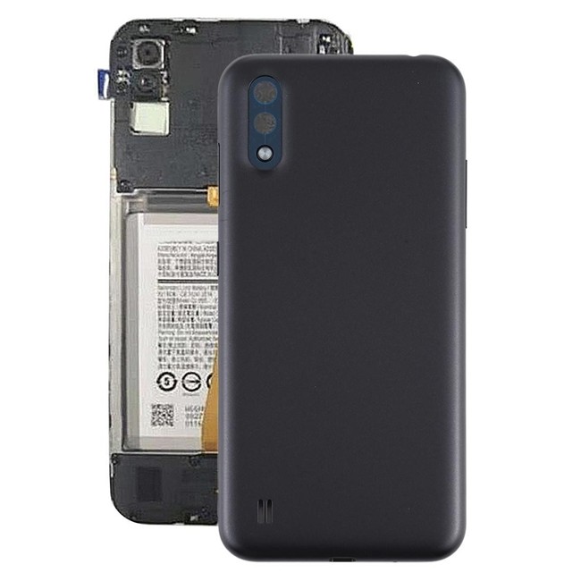 Battery Back Cover for Samsung Galaxy A01 SM-A015 (Black)(With Logo) at 21,89 €