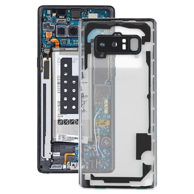 Rückseite Akkudeckel mit Linse für Samsung Galaxy Note 8 SM-N950 (Transparent)(Mit Logo) für 12,90 €