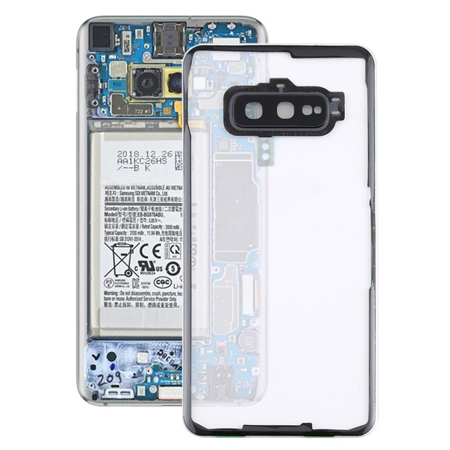 Cache arrière avec lentille pour Samsung Galaxy S10e SM-G970 (Transparent)(Avec Logo) à 14,90 €