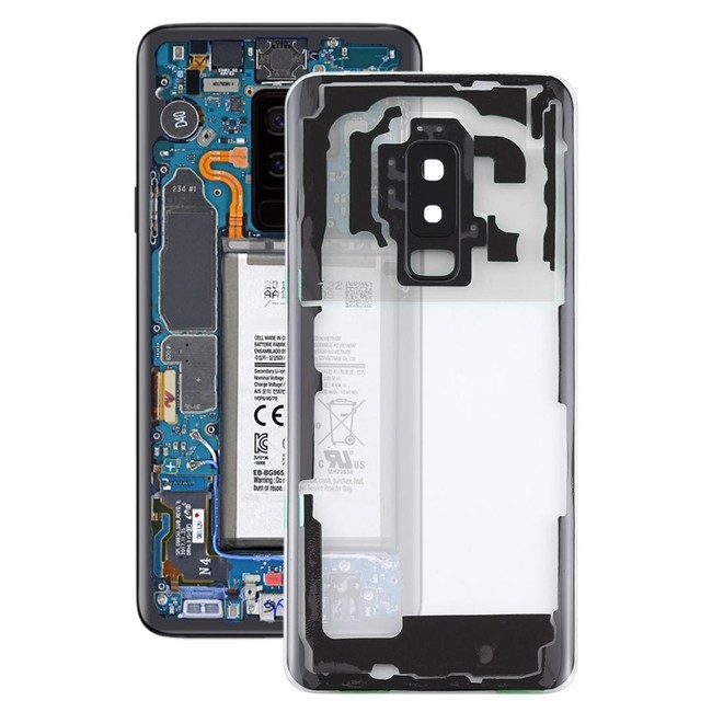Battery Back Cover with Lens for Samsung Galaxy S9+ SM-G965 (Transparent)(With Logo) at 12,90 €