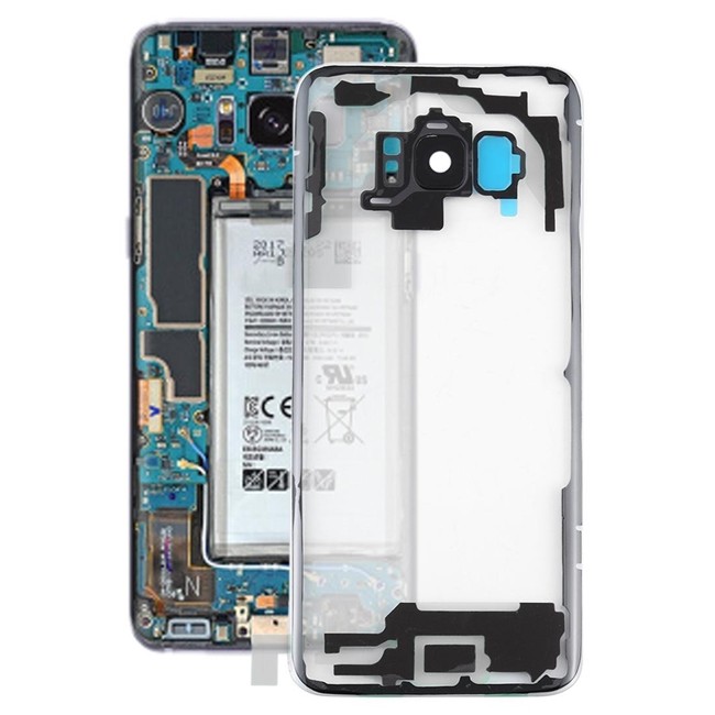 Battery Back Cover with Lens for Samsung Galaxy S8 SM-G950 (Transparent)(With Logo) at 14,90 €