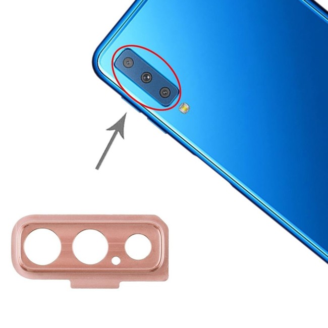 10x Camera lens glas voor Samsung Galaxy A7 2018 SM-A750(Roze) voor 14,90 €