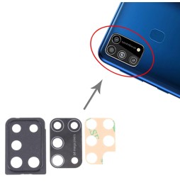 10x Kameralinse Abdeckung für Samsung Galaxy M31 SM-M315 (Schwarz) für 14,90 €