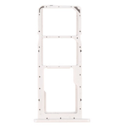 SIM + Micro SD Card Tray for Samsung Galaxy A02s SM-A025 (White)