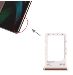 Tiroir carte SIM pour Samsung Galaxy Z Fold2 5G SM-F916 (Rose) à €10.39