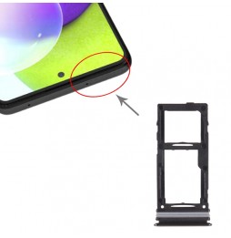 Tiroir carte SIM + Micro SD pour Samsung Galaxy A52 SM-A525 (Noir) à 5,90 €