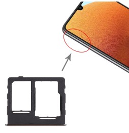 SIM + Micro SD kaart houder voor Samsung Galaxy A32 5G SM-A326B (Zwart) voor 5,90 €