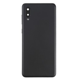 Cache arrière avec lentille pour Samsung Galaxy A02 SM-A022 (Noir)(Avec Logo) à 15,90 €