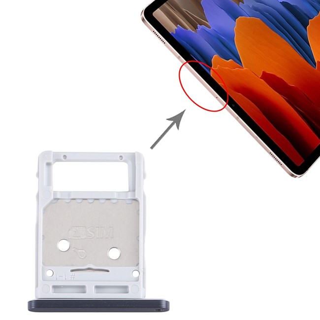 SIM + Micro SD Kartenhalter für Samsung Galaxy Tab S7 SM-T870 / SM-T875 (Schwarz) für 12,70 €