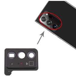 Kameralinse Abdeckung für Samsung Galaxy Note 20 Ultra SM-N985 / SM-N986 (Schwarz) für 7,70 €
