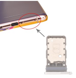 SIM Card Tray for Samsung Galaxy S21+ SM-G996 (Silver) at 7,85 €