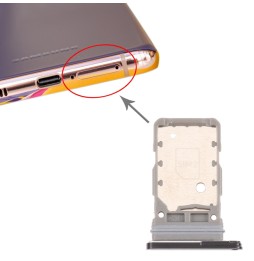 SIM Card Tray for Samsung Galaxy S21+ SM-G996 (Black) at 7,85 €