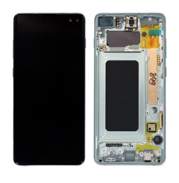 Original LCD Screen with Frame for Samsung Galaxy S10+ SM-G975F (Green Prism) at 299,90 €