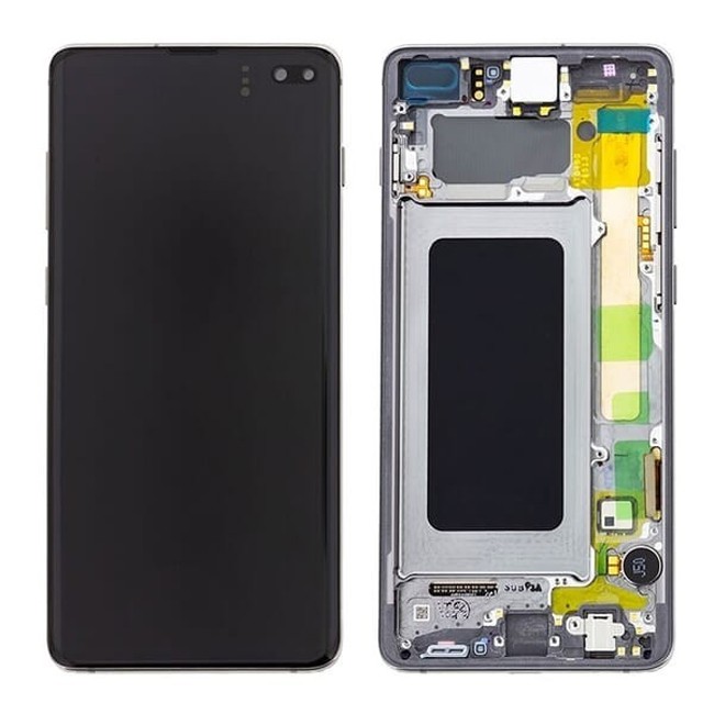 Original LCD Screen with Frame for Samsung Galaxy S10+ SM-G975F (Blue Prism) at 299,90 €