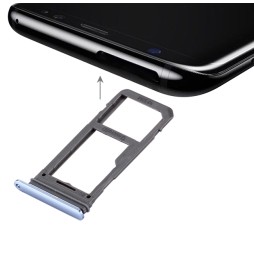 Tiroir carte SIM + Micro SD pour Samsung Galaxy S8+ SM-G955 (Bleu) à 5,90 €