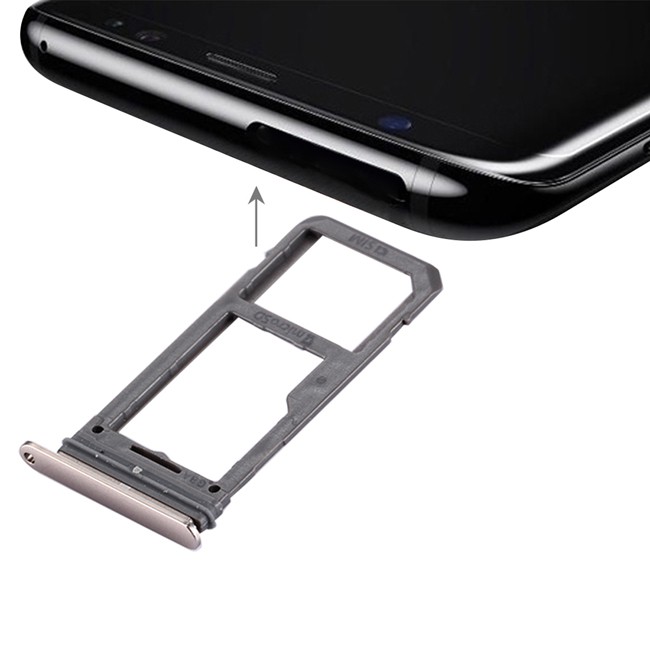 Tiroir carte SIM + Micro SD pour Samsung Galaxy S8+ SM-G955 (Gold) à 5,90 €