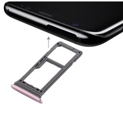 Tiroir carte SIM + Micro SD pour Samsung Galaxy S8+ SM-G955 (Rose) à 5,90 €
