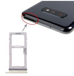 SIM + Micro SD kaart houder voor Samsung Galaxy S10e SM-G970 (Gold) voor 6,90 €