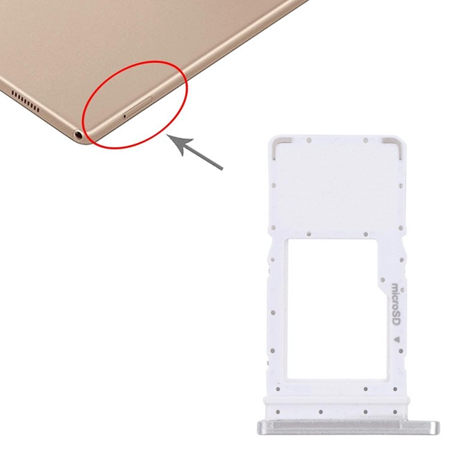 Micro SD Card Tray for Samsung Galaxy Tab A7 10.4 2020 SM-T500 / SM-T505 (White) at 11,80 €