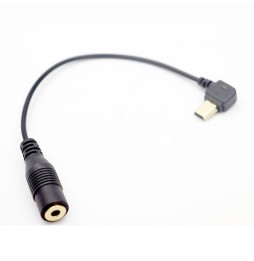 Câble adaptateur mini USB vers micro 3.5 mm pour GoPro HERO 4/3+/3 16.5 cm à 13,95 €
