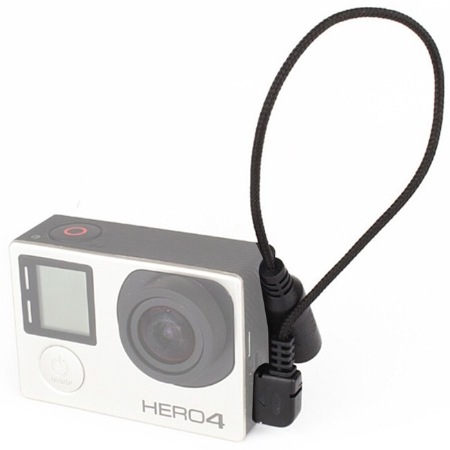 Mini USB naar 3.5mm microfoon adapter kabel voor GoPro HERO 4/3+/3 16.5cm voor 13,95 €