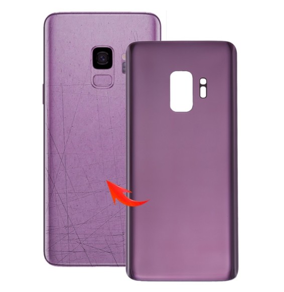 Battery Back Cover for Samsung Galaxy S9 SM-G960 (Purple)(With Logo)
