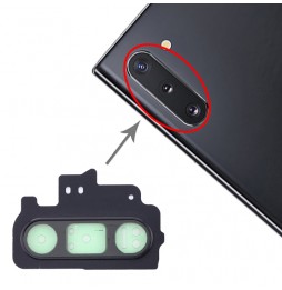 10x Kameralinse Abdeckung für Samsung Galaxy Note 10 SM-N970 (Schwarz) für 16,90 €