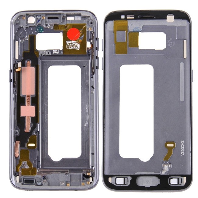 LCD Frame for Samsung Galaxy S7 SM-G930 (Grey) at 12,85 €
