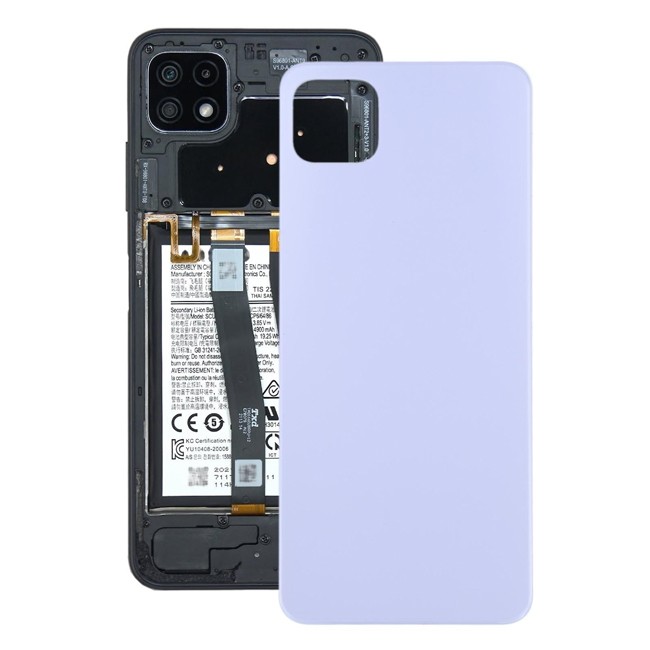 Battery Back Cover for Samsung Galaxy A22 5G SM-A226 (Purple)(With Logo) at 37,65 €