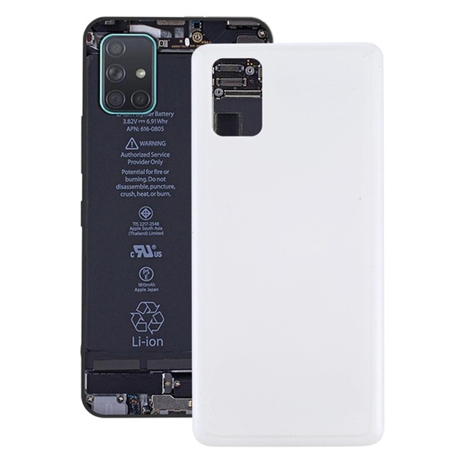 Battery Back Cover for Samsung Galaxy M51 SM-M515 (White)(With Logo) at 19,90 €
